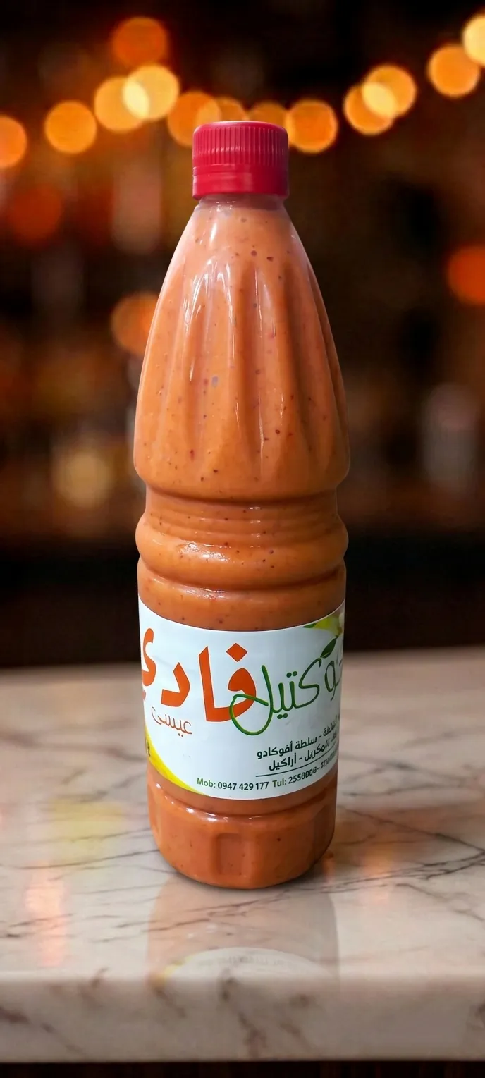 قنينة كوكتيل فواكه بدون سكر